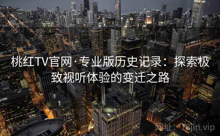 桃红TV官网·专业版历史记录：探索极致视听体验的变迁之路
