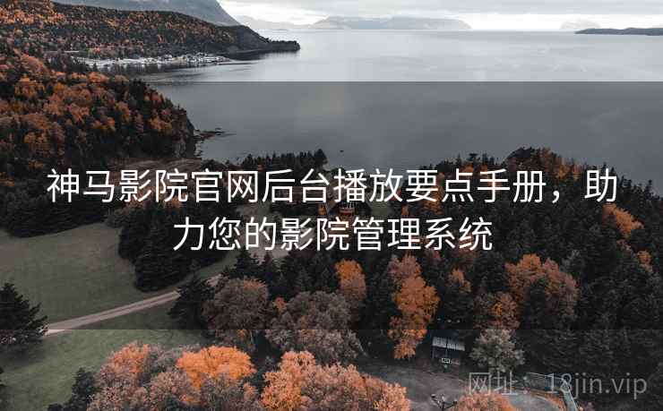 神马影院官网后台播放要点手册，助力您的影院管理系统