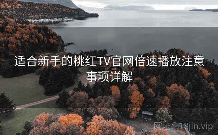适合新手的桃红TV官网倍速播放注意事项详解
